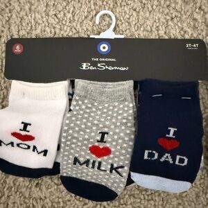 Ben Sherman Kids' Socks 6-Pack - White, Gray, and Blue